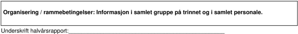 i samlet gruppe på trinnet og