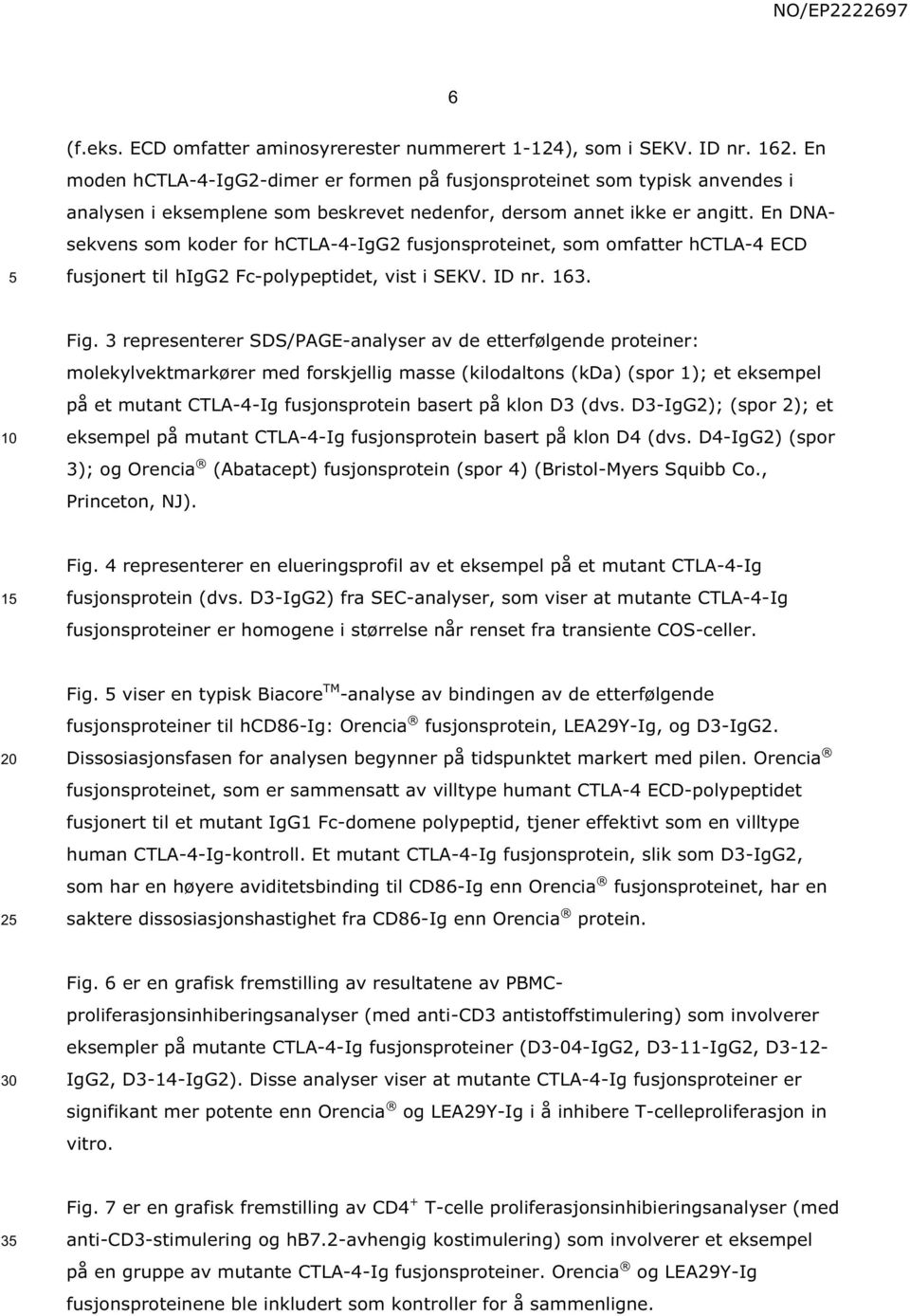 En DNAsekvens som koder for hctla-4-igg2 fusjonsproteinet, som omfatter hctla-4 ECD fusjonert til higg2 Fc-polypeptidet, vist i SEKV. ID nr. 163. Fig.