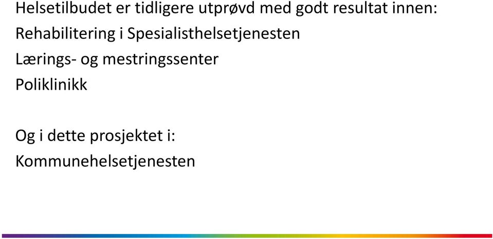 Spesialisthelsetjenesten Lærings og