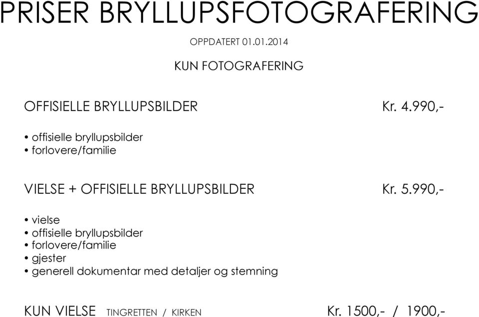 BRYLLUPSBILDER Kr. 4.