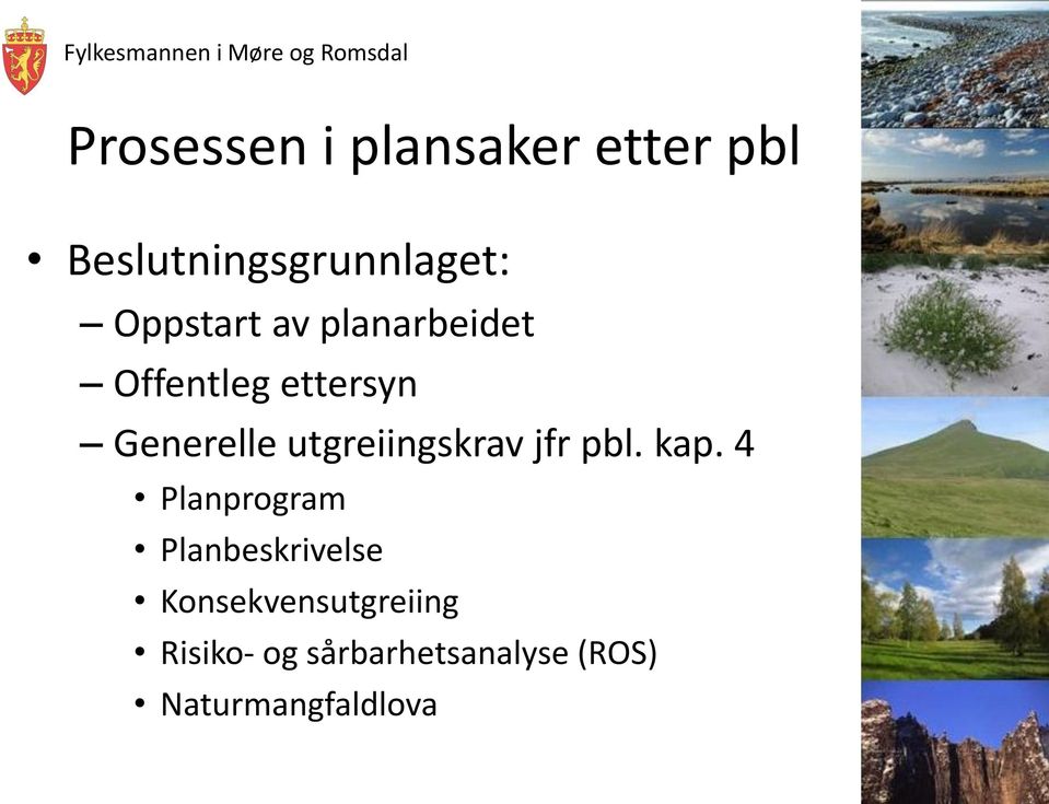 utgreiingskrav jfr pbl. kap.