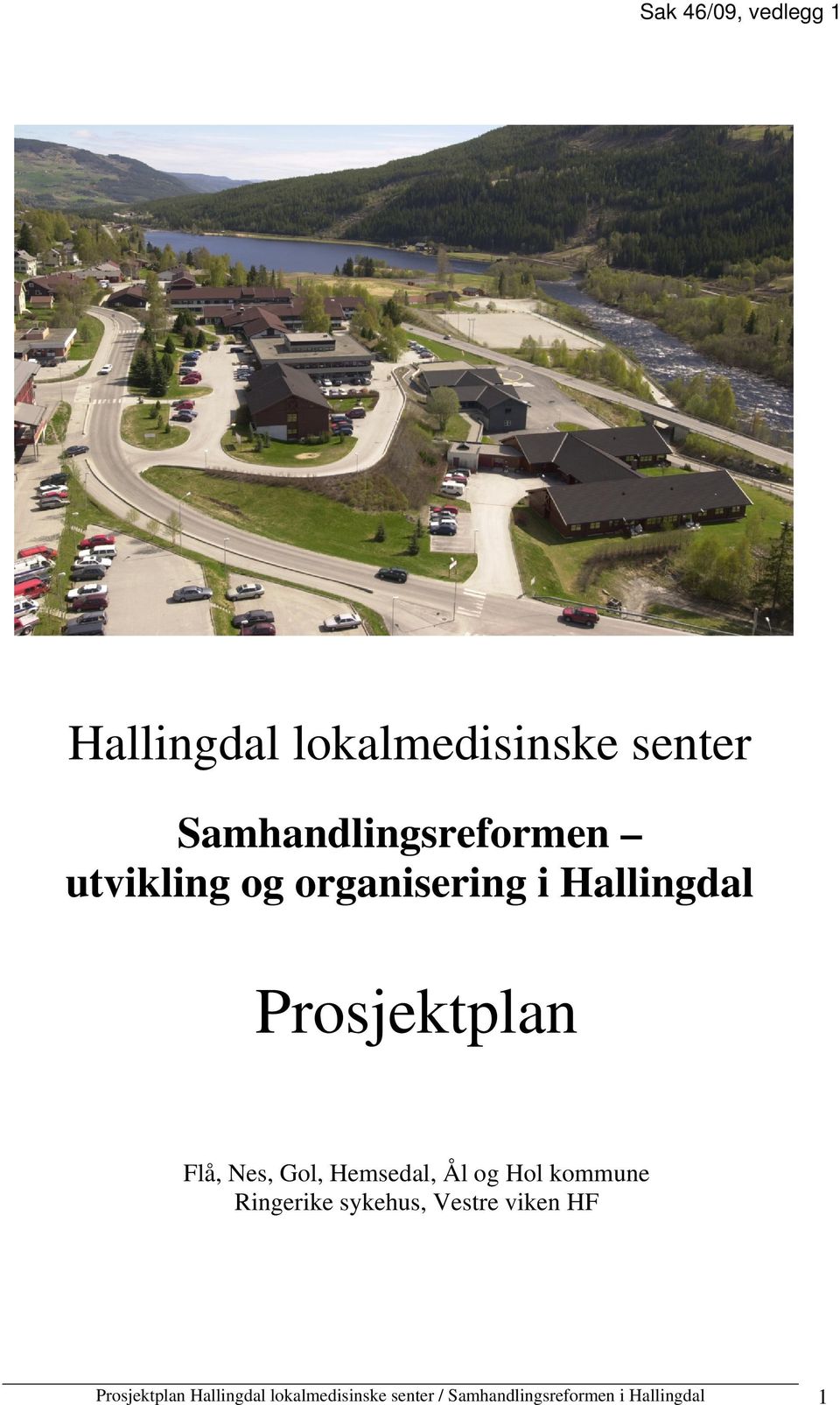 Flå, Nes, Gol, Hemsedal, Ål og Hol kommune Ringerike sykehus, Vestre