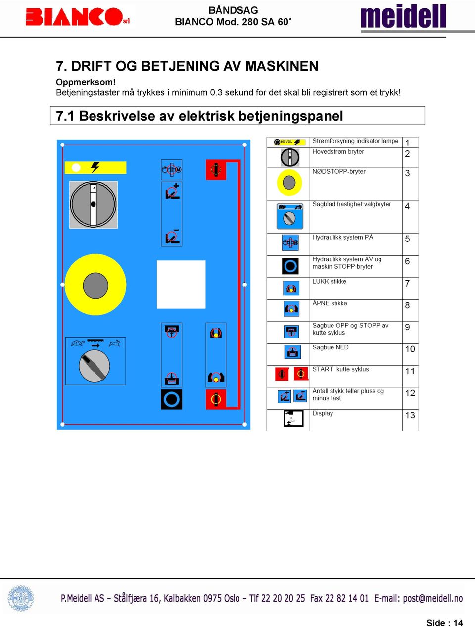 3 sekund for det skal bli registrert som et