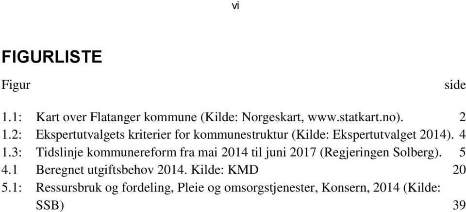 3: Tidslinje kommunereform fra mai 2014 til juni 2017 (Regjeringen Solberg). 5 4.