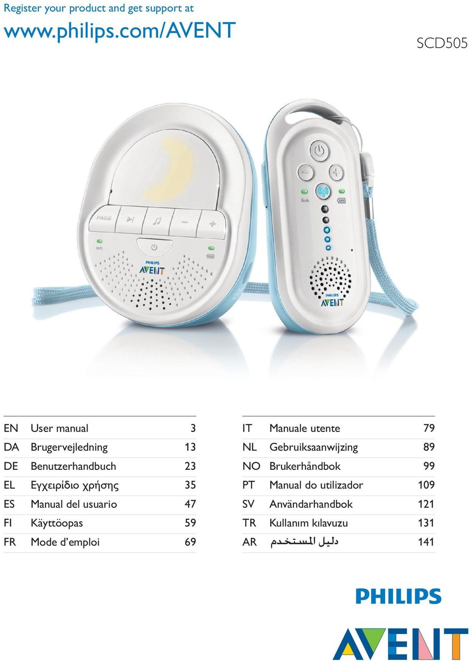 com/avent SCD505 EN User manual 3 DA