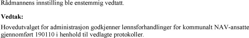 lønnsforhandlinger for kommunalt NAV-ansatte