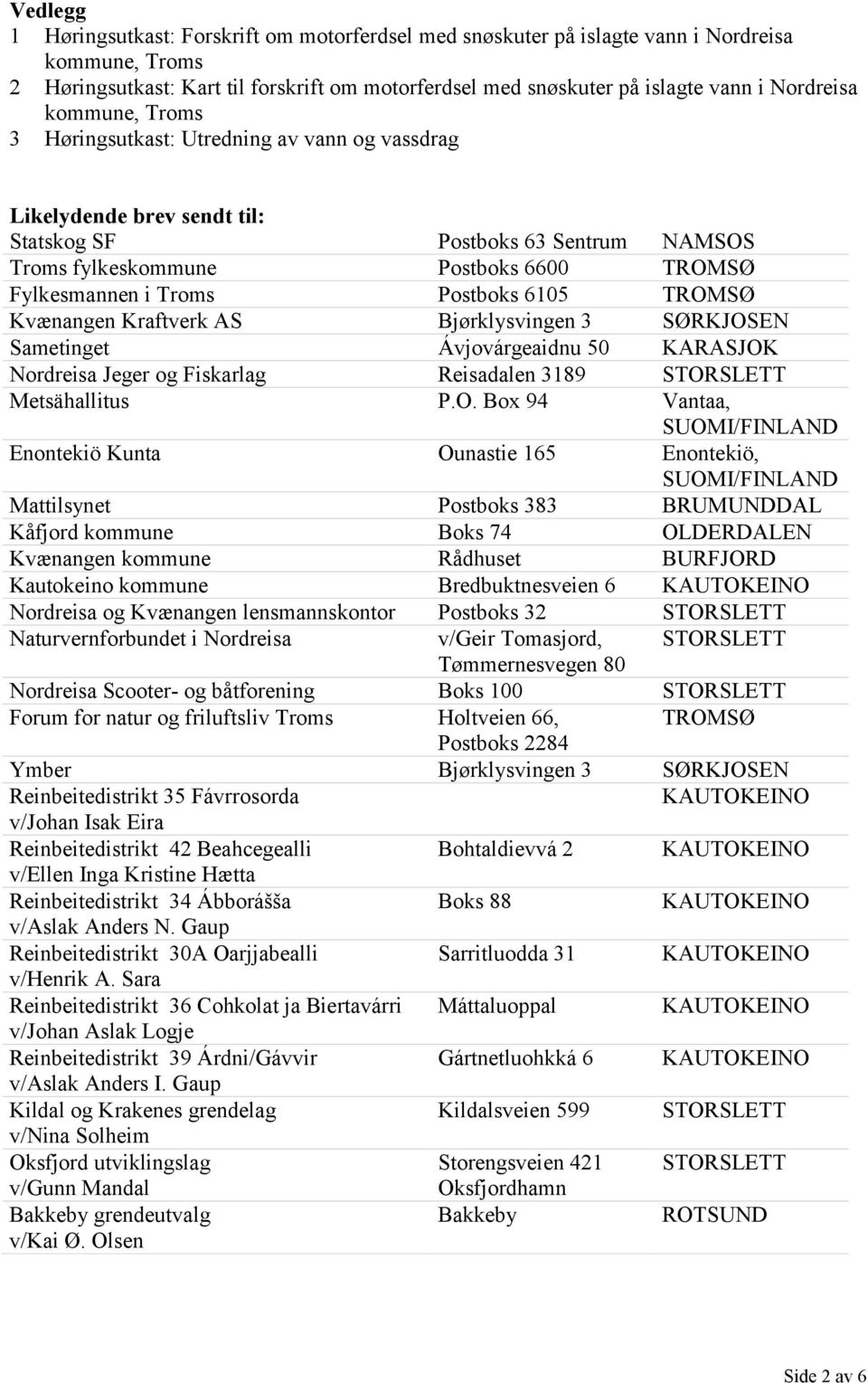 Kvænangen Kraftverk AS Bjørklysvingen 3 SØRKJOS