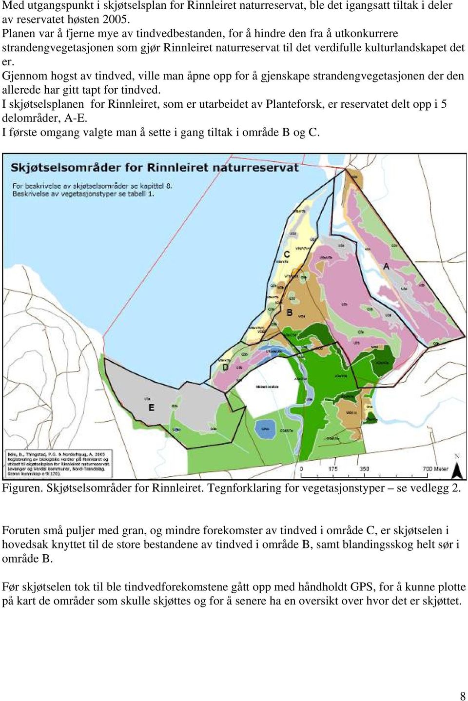 Gjennom hogst av tindved, ville man åpne opp for å gjenskape strandengvegetasjonen der den allerede har gitt tapt for tindved.