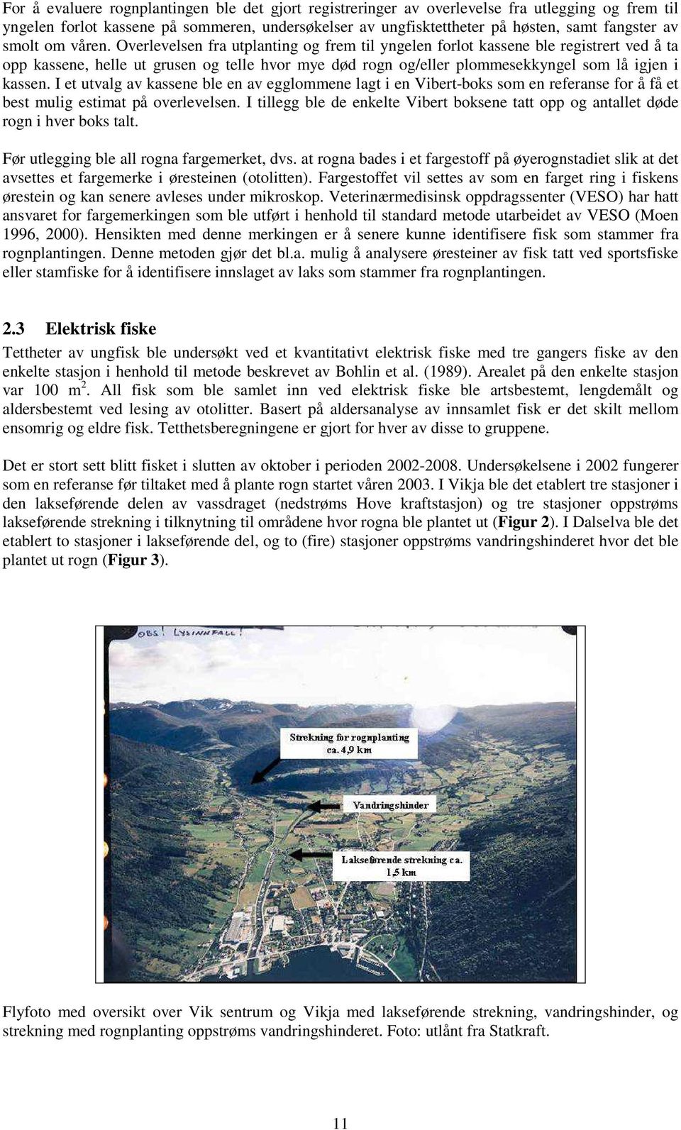 Overlevelsen fra utplanting og frem til yngelen forlot kassene ble registrert ved å ta opp kassene, helle ut grusen og telle hvor mye død rogn og/eller plommesekkyngel som lå igjen i kassen.