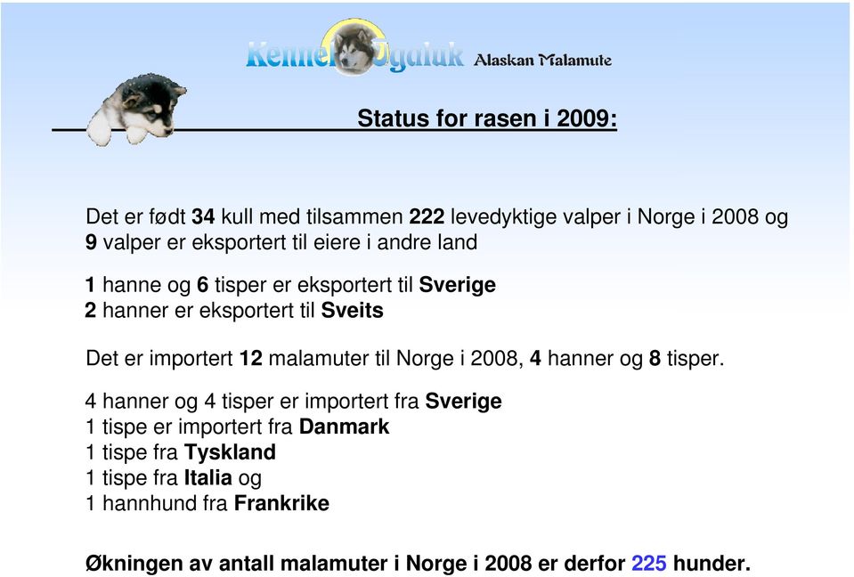 i 2008, 4 hanner og 8 tisper.