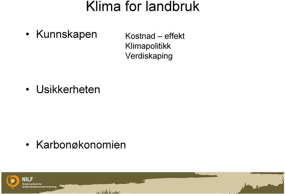 effekt Klimapolitikk