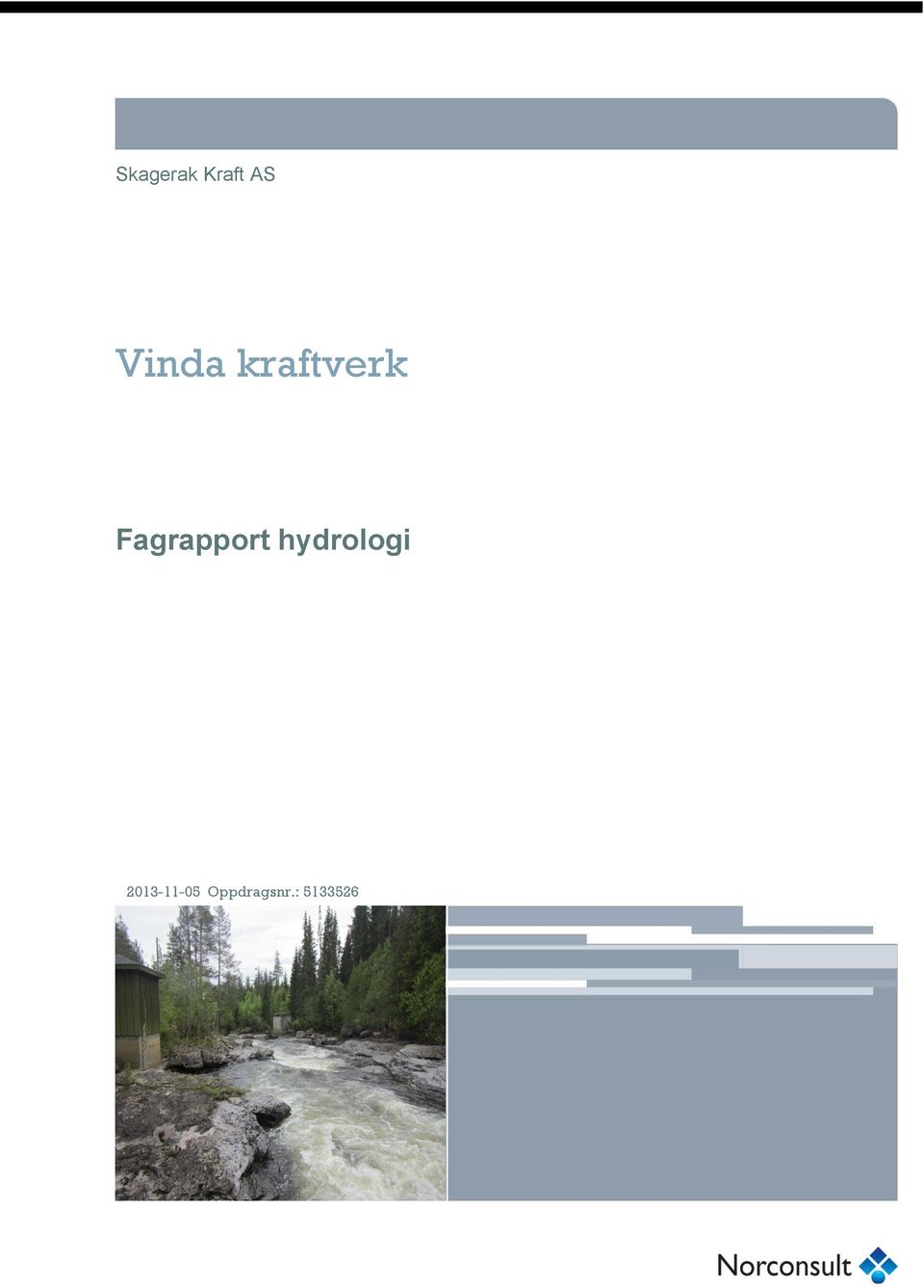 Fagrapport hydrologi