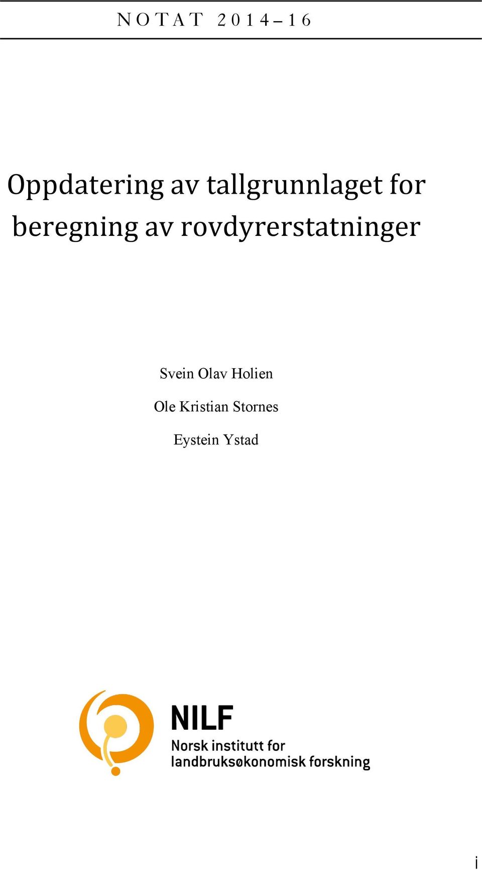 rovdyrerstatninger Svein Olav