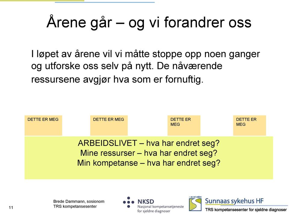 DETTE ER MEG DETTE ER MEG DETTE ER MEG DETTE ER MEG ARBEIDSLIVET hva har endret seg?