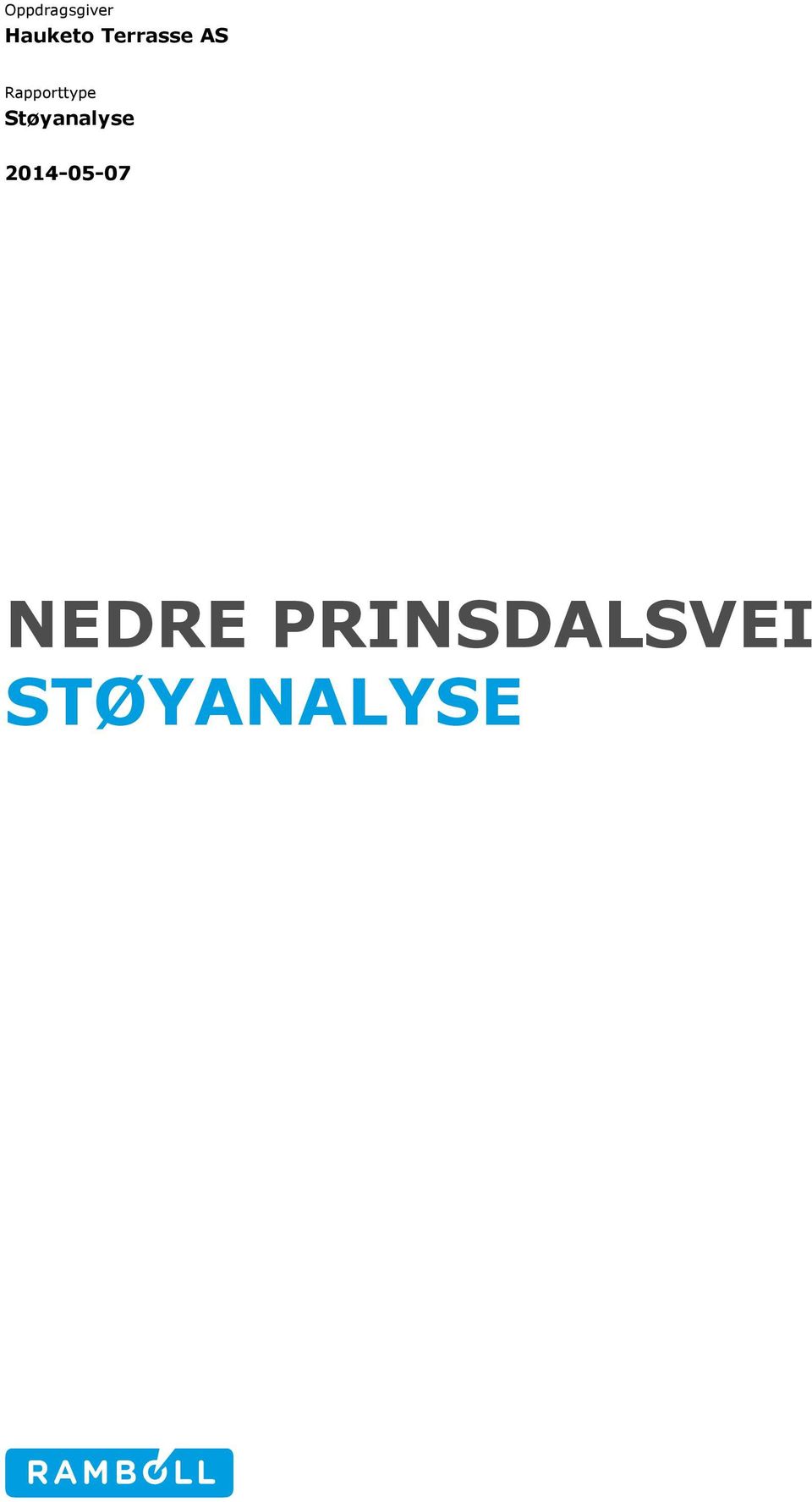 Støyanalyse 2014-05-07
