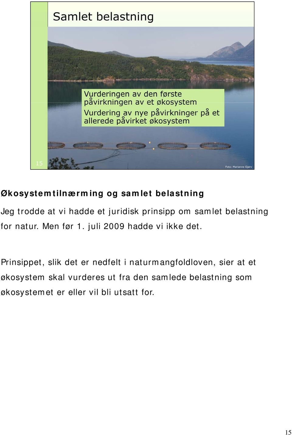 juli 2009 hadde vi ikke det.