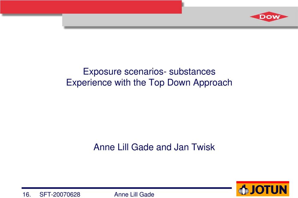 Approach Anne Lill Gade and Jan
