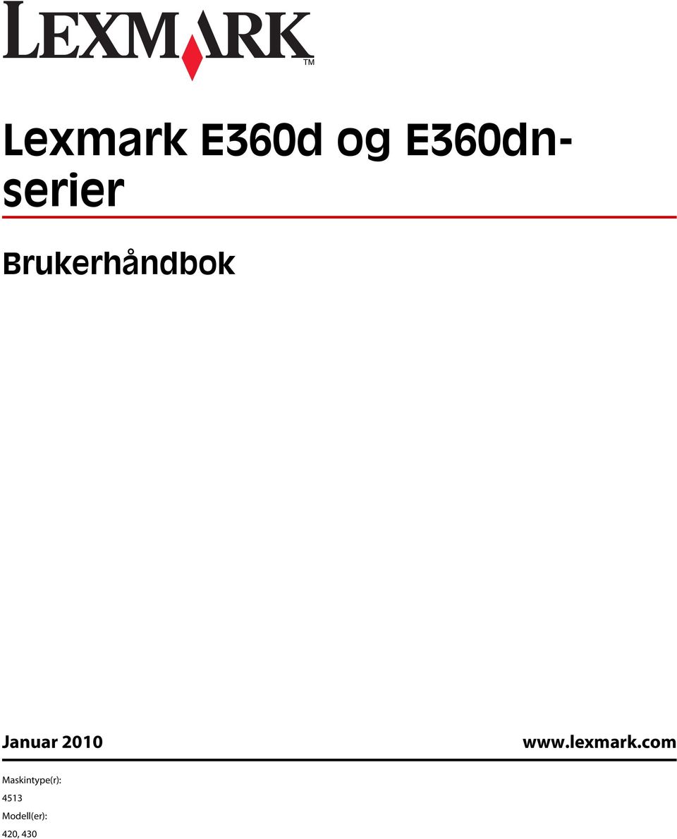 Januar 2010 www.lexmark.