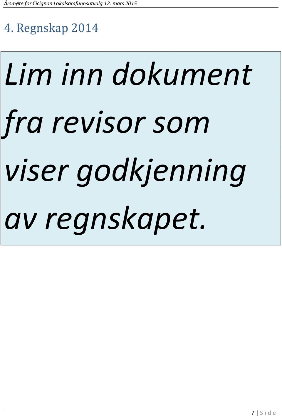 revisor som viser