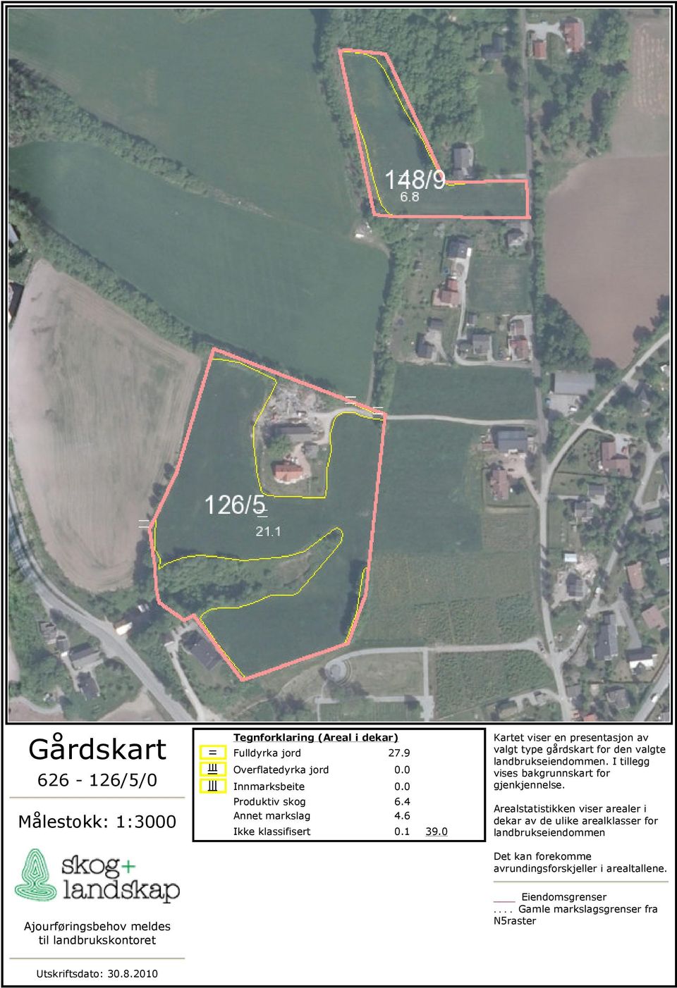 I tillegg vises bakgrunnskart for gjenkjennelse.