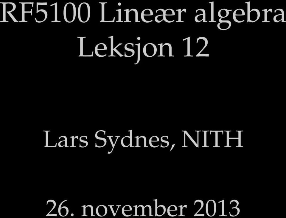 12 Lars Sydnes,