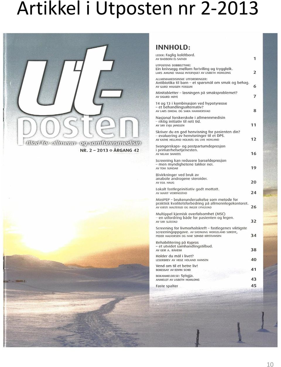 Utposten