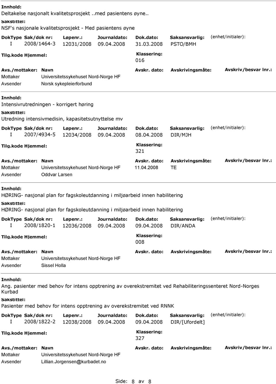 2008 TE Oddvar Larsen nnhold: HØRNG- nasjonal plan for fagskoleutdanning i miljøarbeid innen habilitering HØRNG- nasjonal plan for fagskoleutdanning i miljøarbeid innen habilitering 2008/1820-1