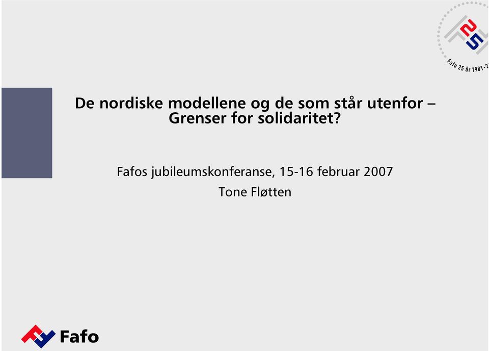 solidaritet?