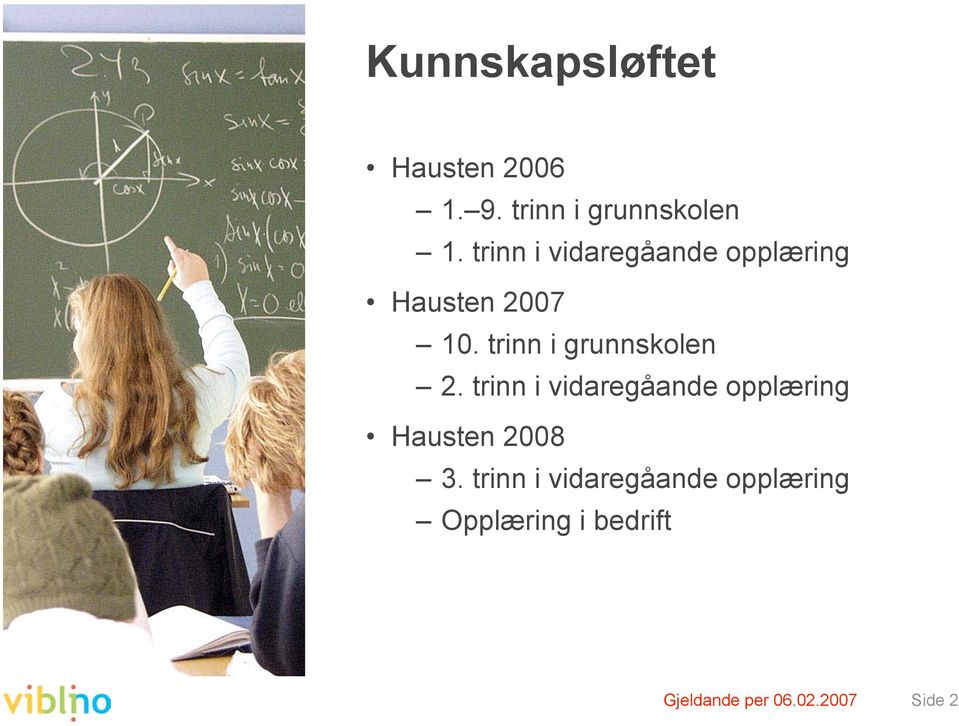 trinn i grunnskolen 2.