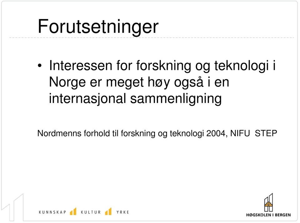 internasjonal sammenligning Nordmenns