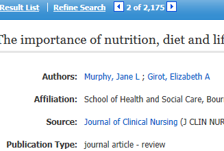 3.3 PMID Om du søker frem en artikkel i PubMed (og en del andre databaser) finner du