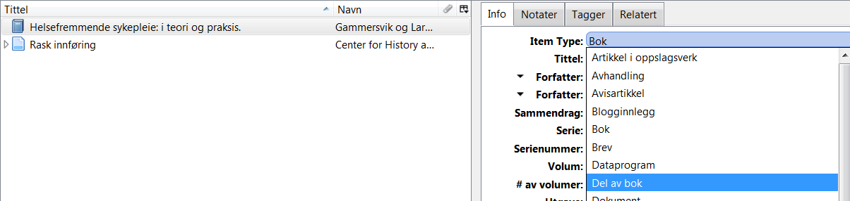 3.4 Ved hjelp av ikoner i Firefox 1. Om du jobber i Firefox vil du ha muligheten til å spare referanser med hjelp av ikoner i adressefeltet. Her sparer vi en bok som vi har funnet i BIBSYS Ask.