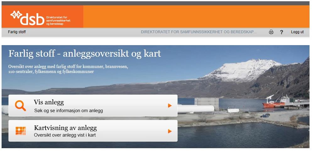 FAST - Tilgang til DSBs farlig stoff-data eget distrikt Gå på www.