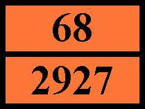 14.6. Særlige forsiktighetsregler ved bruk 14.6.1. Vejtransport Fareklasse : 68 Klassifiseringskode Oransjefargede skilt : : TC1 Tunnelbegrensingskode LQ Unntatte mengder (ADR) : D/E : LQ17 : E4 14.6.2.