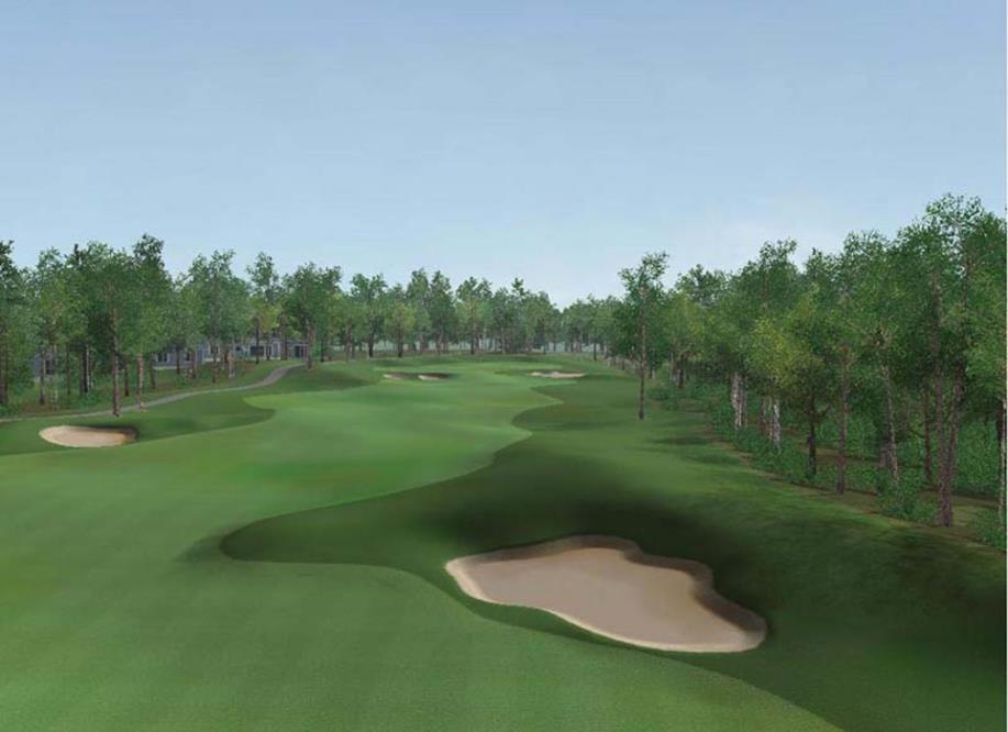 Pine Rivers Championship Golf Course Vanskelighetsgrad: 5/5 Krevende bane, lange hull.