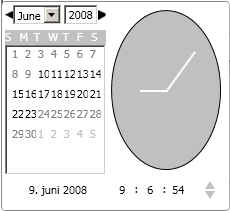 4.5.7 Dato For å velge når visualiseringen skal starte, klikk på dato boksen med navnet Data from. Det vil da komme til syne en kalender hvor det er mulig å velge en dato.