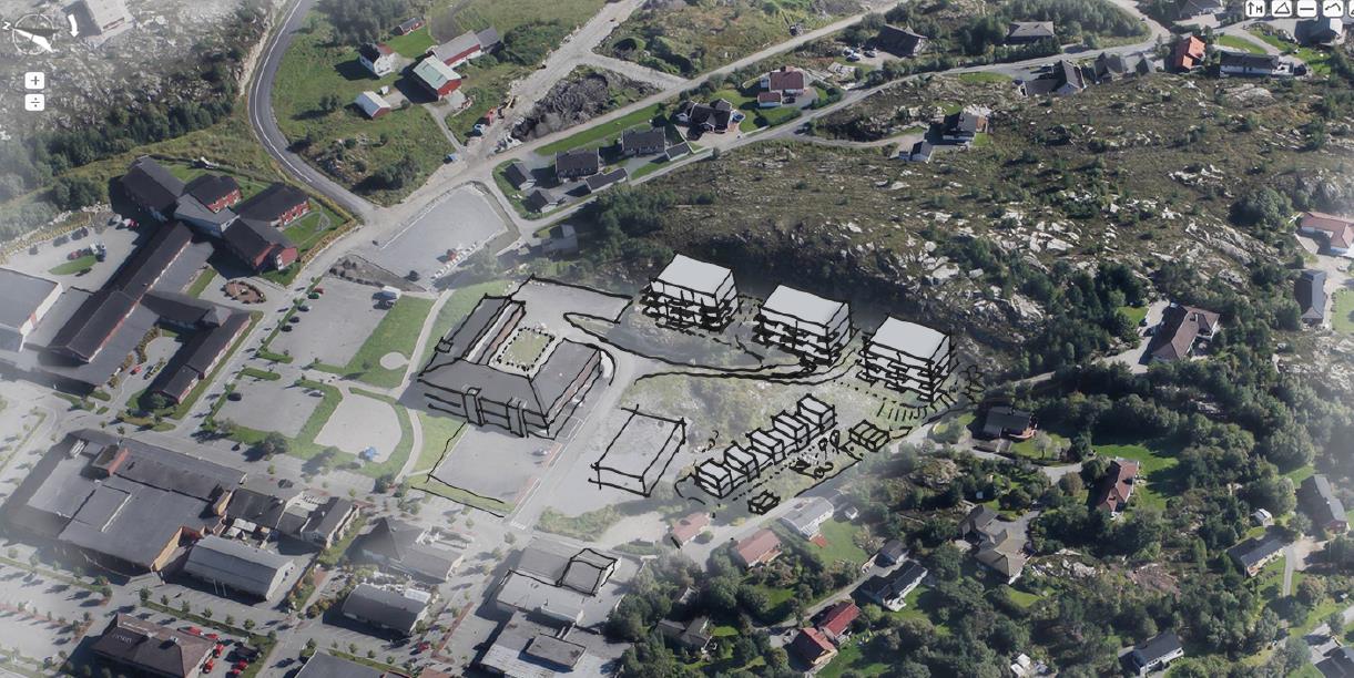 HITRA- Fillan 35 boliger: 27 leiligheter + 8 rekkehus 3 byggetrinn Pilot prosjekt, «eie& leie-eie