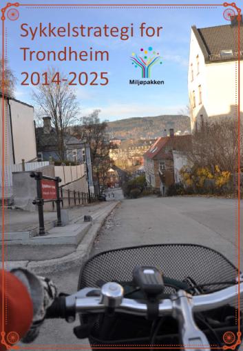 1 INNLEDNING 1.1 Prosjektforankring/bakgrunn Miljøpakken har i sykkelstrategi [11] for Trondheim 2014-2025 som visjon at Trondheim skal være Norges beste sykkelby. I dette ligger følgende tre mål: 1.