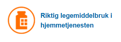 Tiltakspakke 1. Samstemming av legemiddellisten mellom bruker, hjemmesykepleie og fastlege 2.