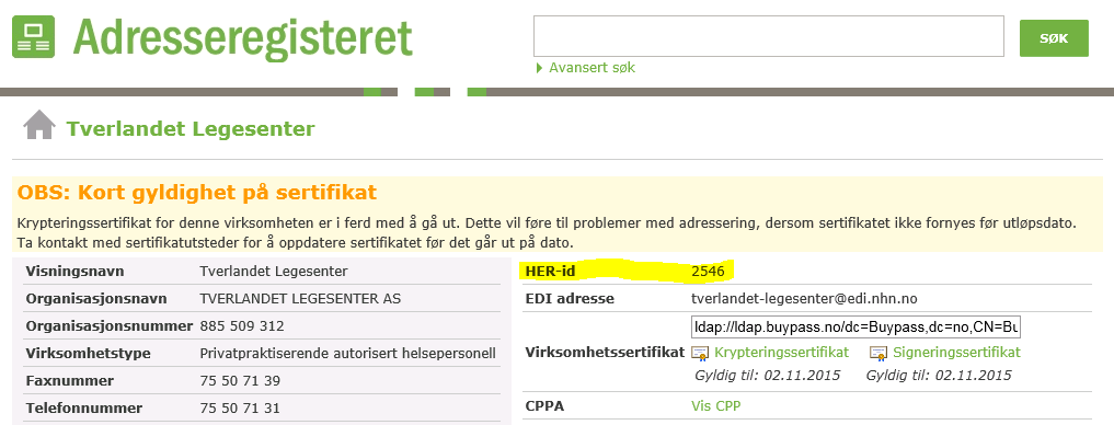 3 Oppsett og oppdatering av eksterne partnere 3.