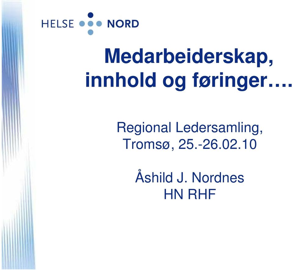 Regional Ledersamling,