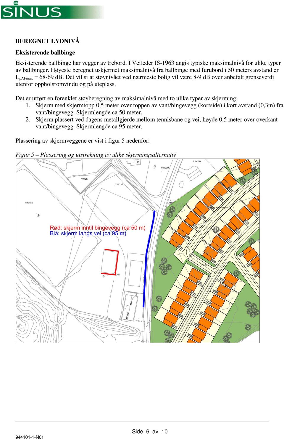 Det vil si at støynivået ved nærmeste bolig vil være 8-9 db over anbefalt grenseverdi utenfor oppholsromvindu og på uteplass.