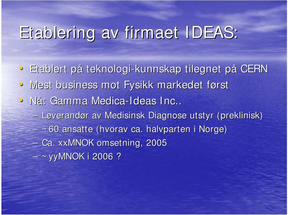 Medica-Ideas Inc.