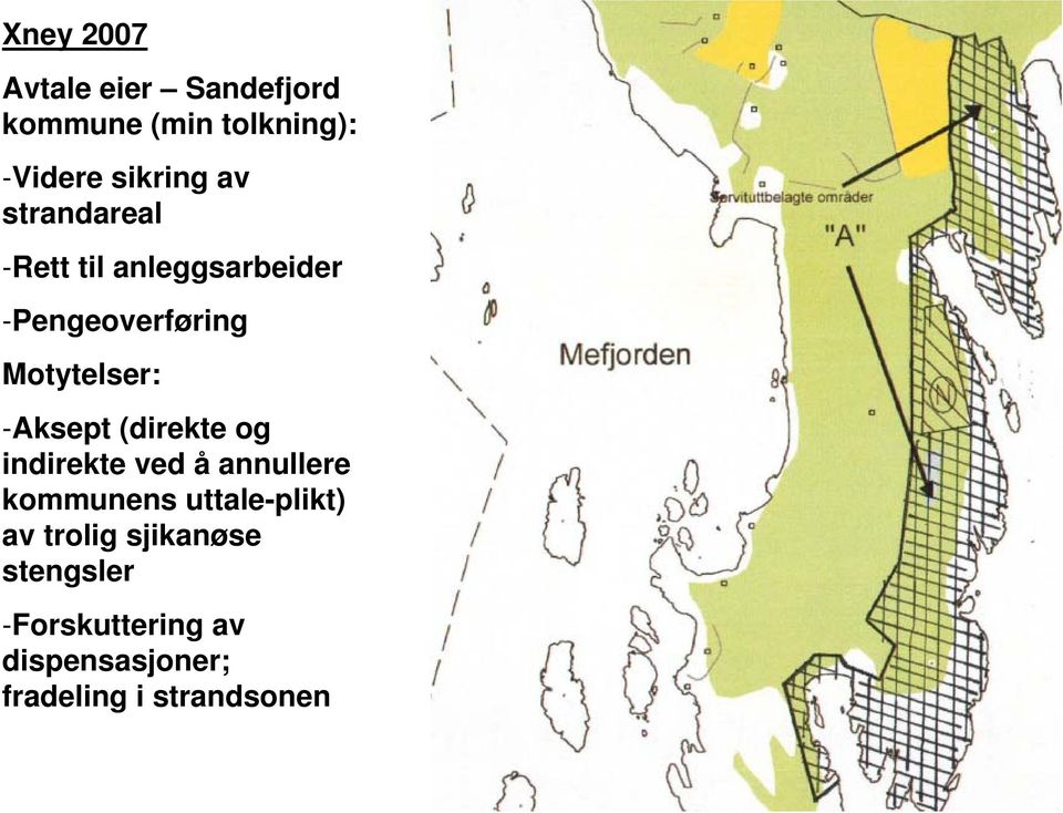 -Aksept (direkte og indirekte ved å annullere kommunens uttale-plikt) av