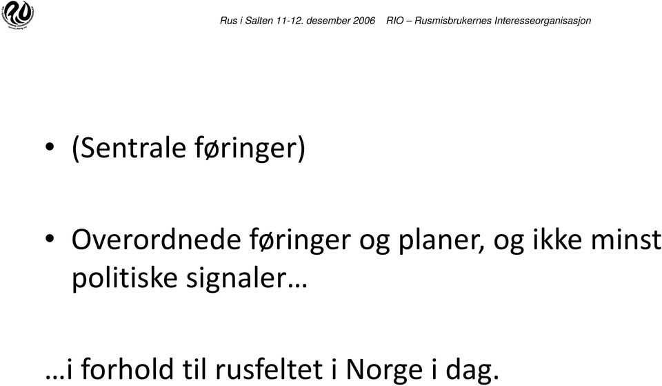 planer, og ikke minst