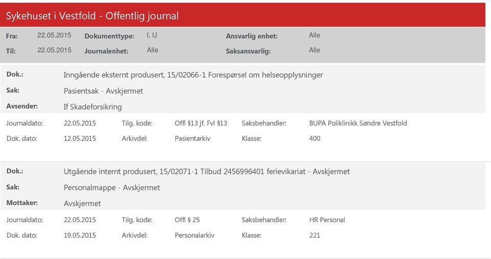 Vestfold Dok. dato: 12.05.