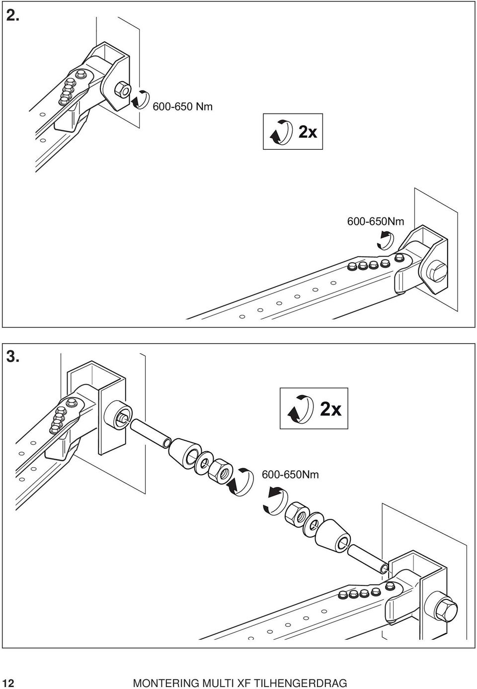 2x 600-650Nm 12