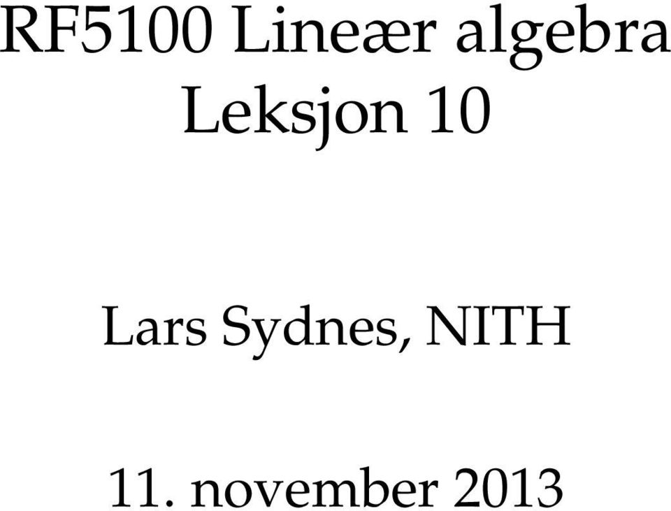 10 Lars Sydnes,