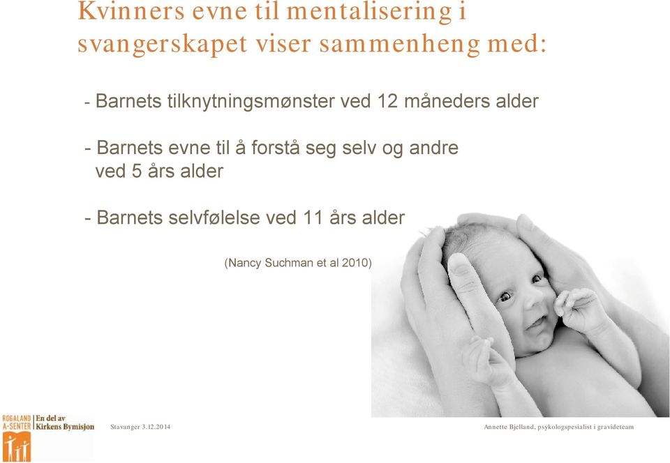 alder -Barnets evne til å forstå seg selv og andre ved 5 års