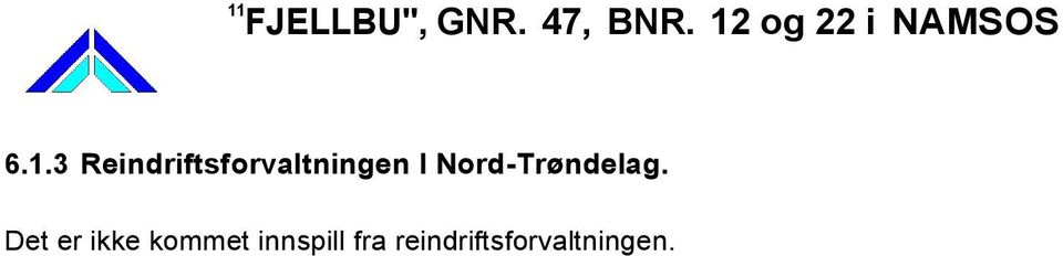 Reindriftsforvaltningen I